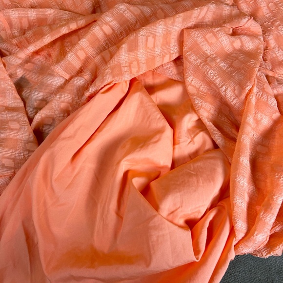 NWT orange flowy ASOS maxi dress - Picture 10 of 13